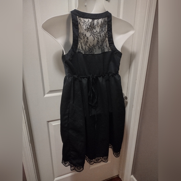 Sexy Black Mini Dress with Pockets Sz XXL - Picture 4 of 11